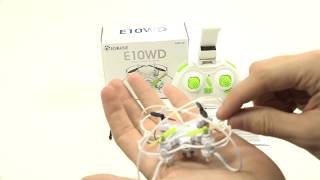 Unboxing mini drone con cámara FPV Eachine E10WD | Comprar Drones Online