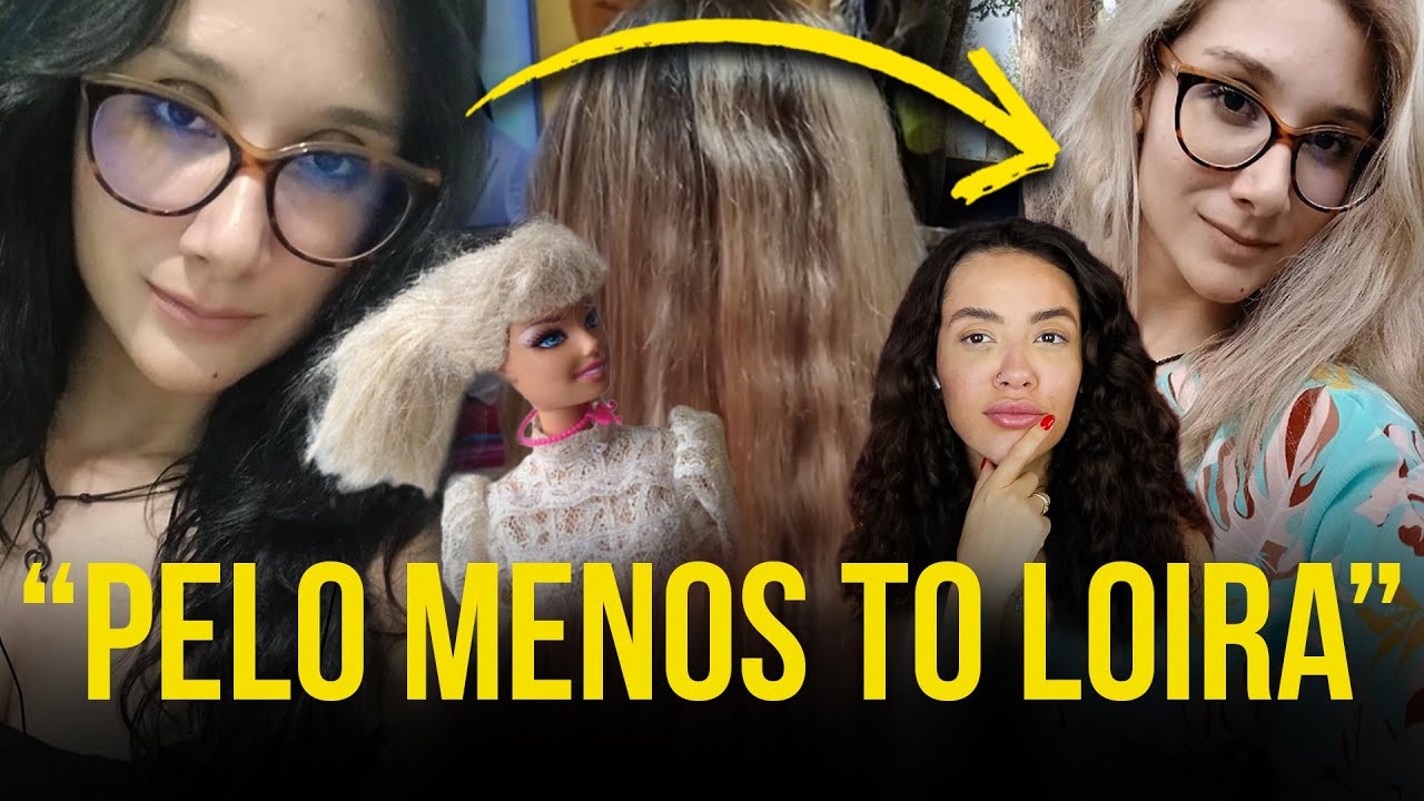 LOIRA PREGUIÇOSA! DESCOLORIU MAS NÃO QUIS CUIDAR! VEJA RESULTADO