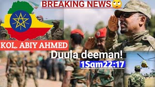 #Breaking_News : MM Abiy Ahmed Adda Waraanaatti Duuluun Beekame! #JawaarMohammed #jaalmarroo #wbo