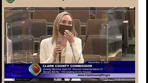 Speaking on SB150 Tiny Home zoning in Las Vegas!