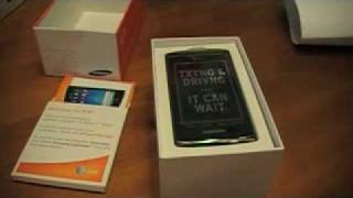 ATT Samsung Captivate - Unboxing