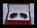 Cartier Santos Sunglasses - 1980s Playboy look for Older Players