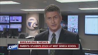 Students reportedly stuck at West Seneca School because of snow