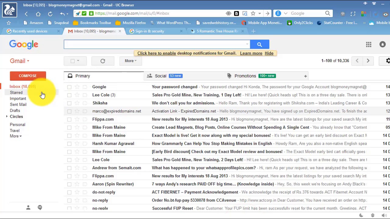 How To Delete All Emails From One Sender Gmail At Once Youtube