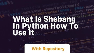 What is shebang in python how to use it