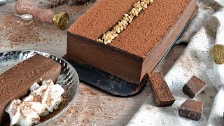 ¿Será tu receta favorita Tarta cremosa de chocolate, sin gluten Terrina de chocolate