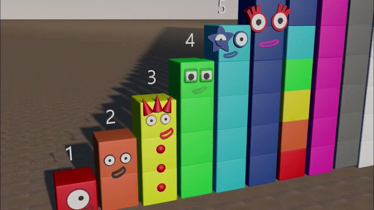 Numberblocks Standing Tall 1 To 100 Counting Number Fanmade 3D Version
