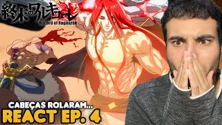 HÉRCULES VS JACK ESTRIPADOR! React Record of Ragnarok EP. 1 Temporada 2  (Shuumatsu no Valkyrie) 