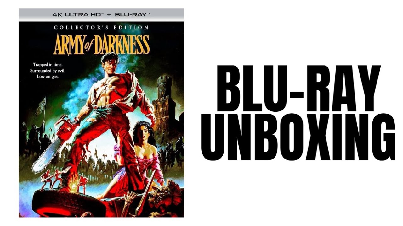 ARMY OF DARKNESS BLURAY UNBOXING Lukegoldstonofficial YouTube