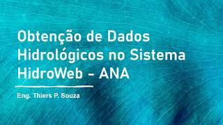 Sistema de Informações da ANA e obtenção de dados do HIDROWEB screenshot 5