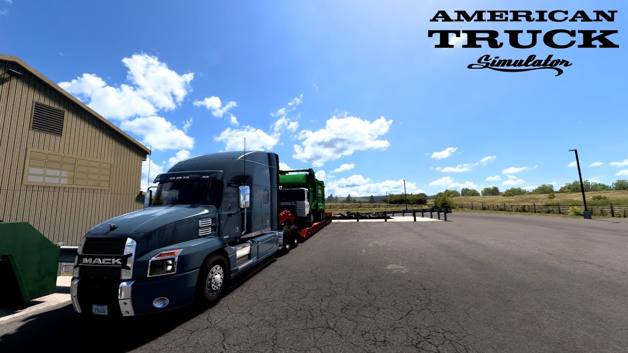 American Truck Simulator|Mack Truck Carries GarbageTruck Montana ...