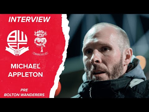 Michael Appleton: "It'll be a tough game" | Bolton (A) | Pre-match press conference