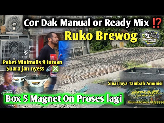 Cor Dak Manual or Ready Mix Ruko Brewog || Paket Minimalis Nyess 9 jt an 🔊 Box 5 Magnet Proses class=