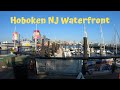 Hoboken NJ Waterfront ( Bike Ride ) 4K Travel Videos