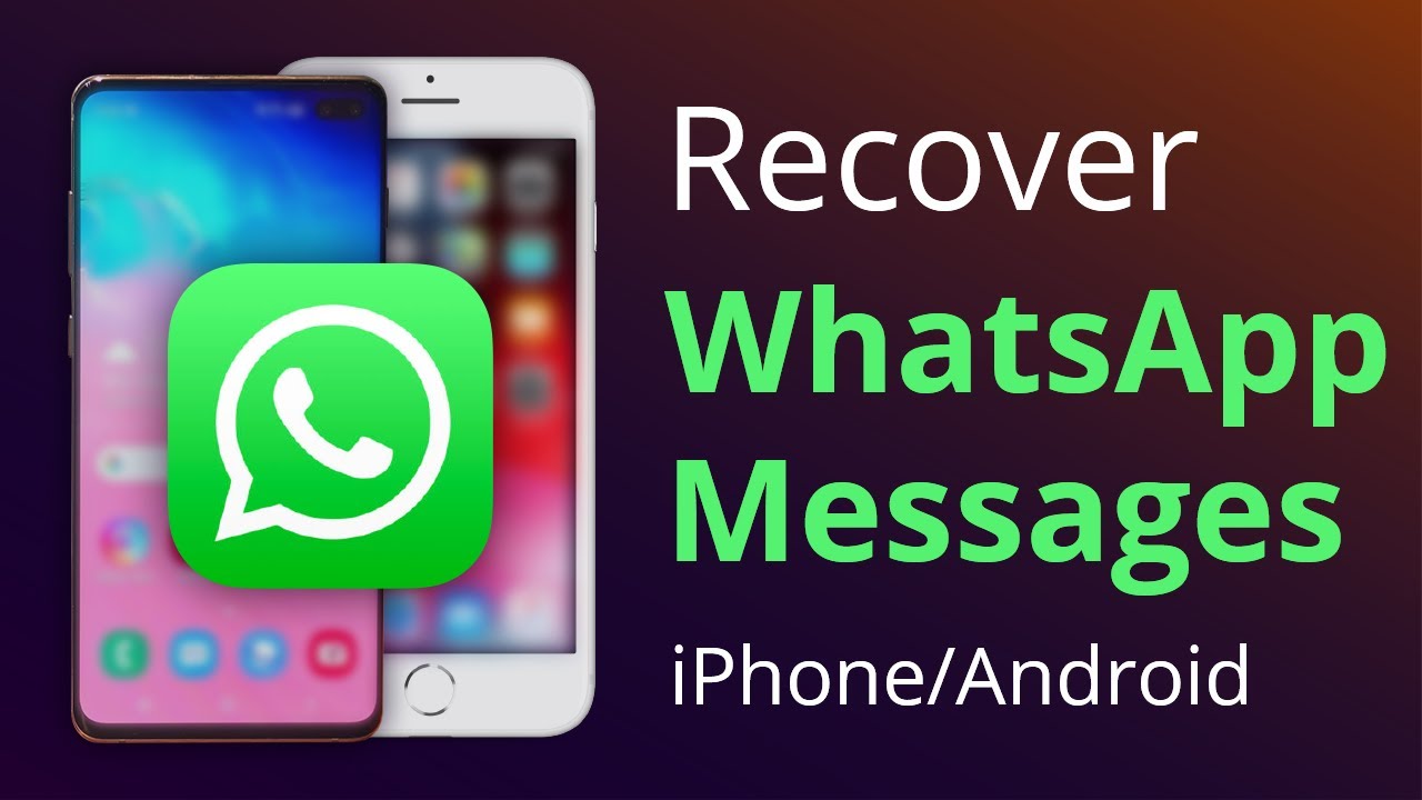 How To Recover Whatsapp Deleted Messages On Iphoneandroid 5 Ways
