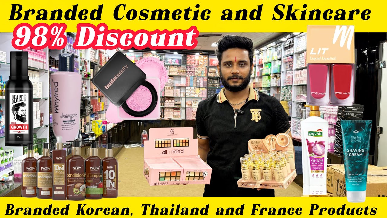 95% Discount | branded cosmetics wholesale market in delhi | Skincare makeup FMCG wholesale market