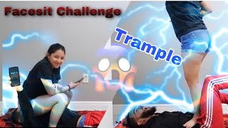 BODY TRAMPLE / FACE SIT CHALLENGE! *EXTREME*