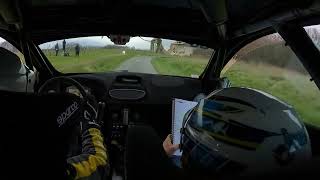 Rallye bac 2024 ES4 A.Pion / M.Perrinaud Clio R3 5eme temps Scratch