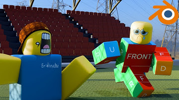 Easily Animate Roblox Run Cycle | Blender Beginner Tutorial #roblox #robloxanimation