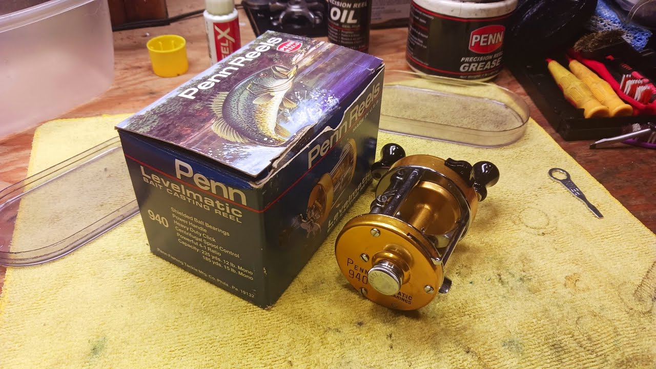 Penn Levelmatic 940 Level Wind Reel Service 