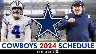 LEAKED 🚨: Dallas Cowboys 2024 NFL Schedule, Opponents And Instant Analysis