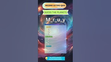 Guess the Planet 🌎🪐: Missing Letters Challenge! 🌟 #guesstheplanet #missingletters #shorts