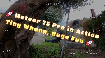 🚀 Meteor 75 Pro in Action – Tiny Whoop, Huge Fun ... My first fly test🚀