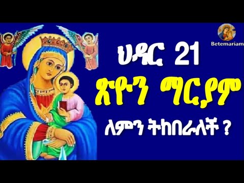 ህዳር 21 ህዳር ፅዮን ጽዮን ማርያም ለምን ትከበራለች Hidar 21 Tsion Mariyam Hidar Tsion 