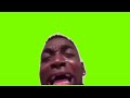Black man crying meme greenscreen (free to use)