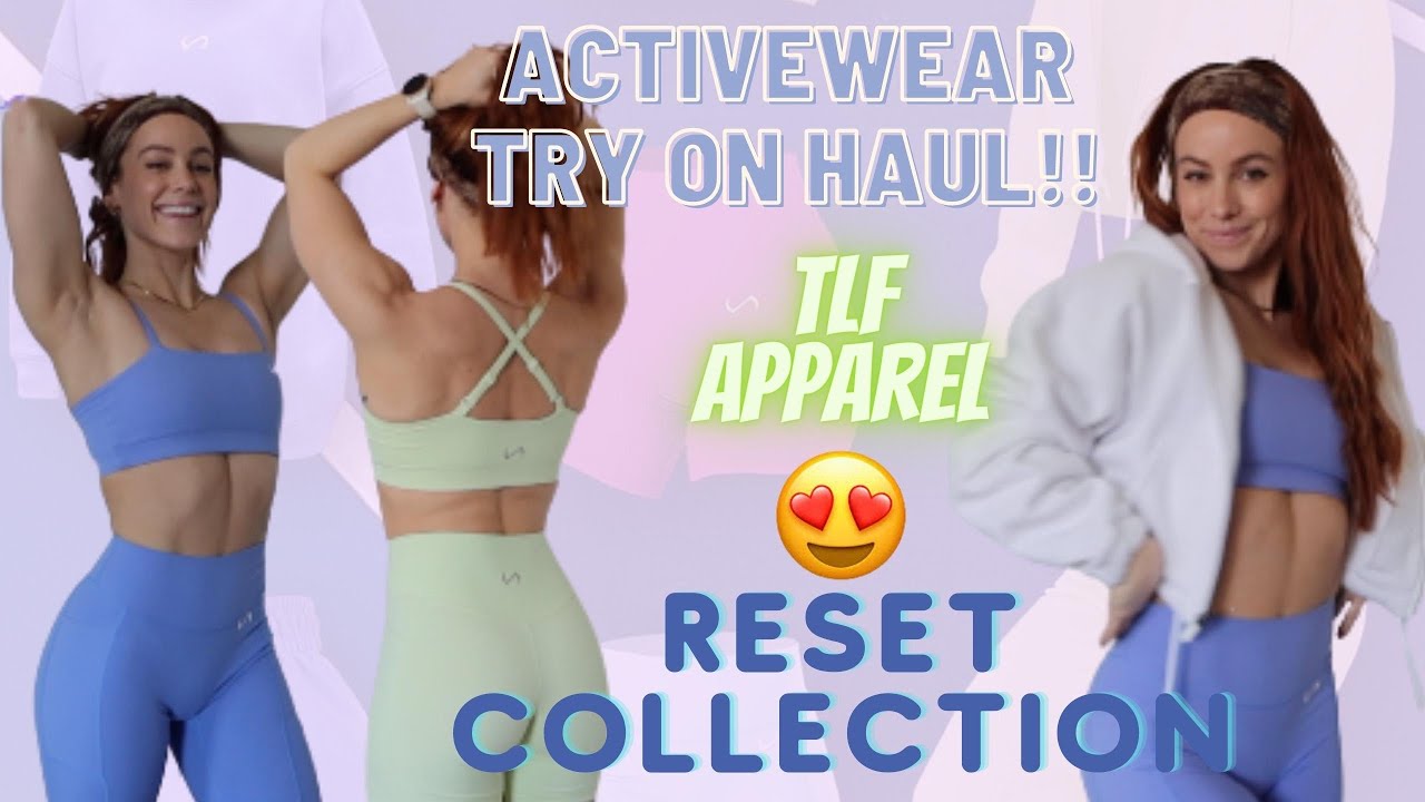 ACTIVEWEAR TRY ON HAUL!! NEW TLF RESET COLLECTION