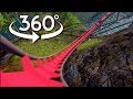 🕶 Roller Coaster Ride in VR - Twists, Turns and Loops! - 360° Video