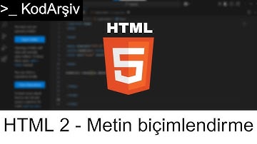 Metin biçimlendirme etiketleri | Sıfırdan HTML 2