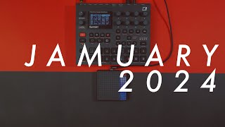 JAMUARY 2024: Syntakt + Roli Lightpad Block
