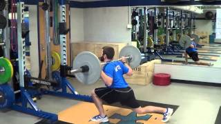Back Squat to Reverse Lunge