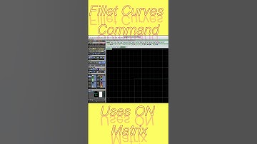 Uses The Fillet Curve Command ON Matrix#matrix #shortsvideo #free #gold #rp