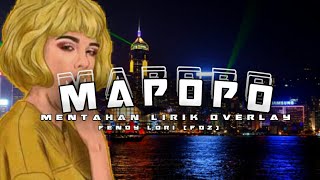 Mentahan lirik overlay || Sound Mofakali Mapopo Syalala 🎶 || Viral Tiktok