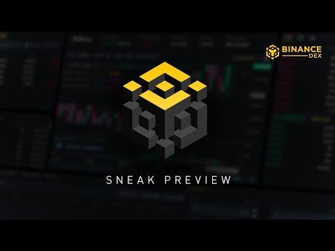 Binance DEX - Decentralised Exchange Preview (Preview 2)