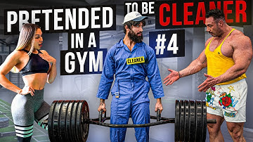 CRAZY CLEANER surprise GIRLS in a GYM prank ft. NOEL DEYZEL #4 | Anatoly gym prank