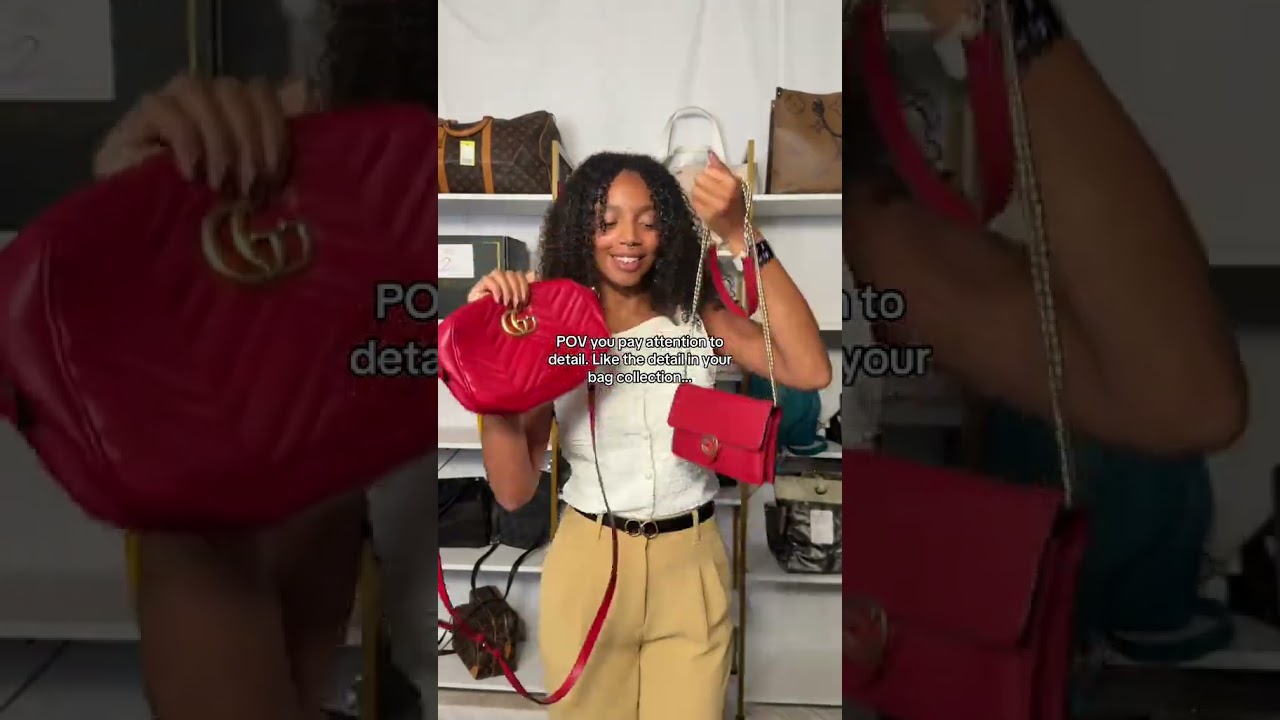 POV you paying attention to detail. Like the detail in your bag collection...