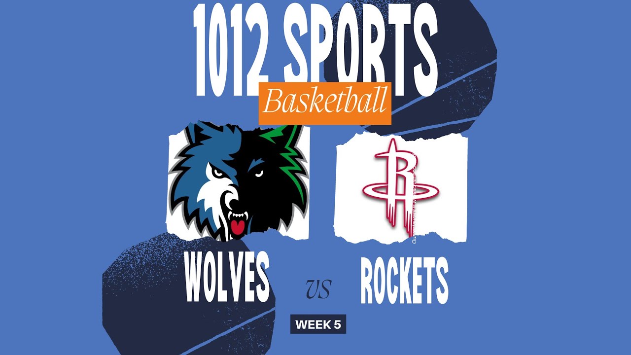 Wolves vs Rockets Week 4 | 1012 Sports Mentoring Program | Basketball ...