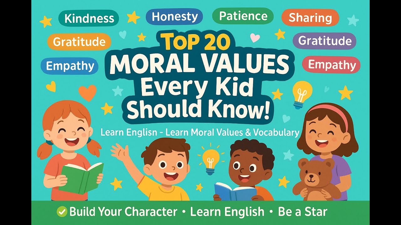 Values Child The top 20 most important moral values every child should know π§ π - YouTube