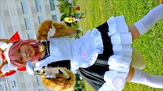[4k] Cat Maid Cosplay Comiket Japan コミケット コスプレ レイヤー Fancam
