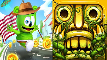 Temple Run 2 Dragon Flame Vs. Gummy Bear Run: Endless Runner - Gameplay HD 2025 (Android/iOS)