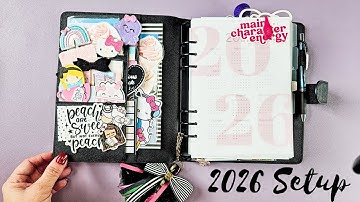 My Custom A5 Rings Setup For 2026 ✨💖 DAILY GOAL PLANNER