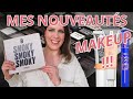 Mes nouveauts makeup  by beauty bay palette smoky  maybelline mascara sky high blue mist 