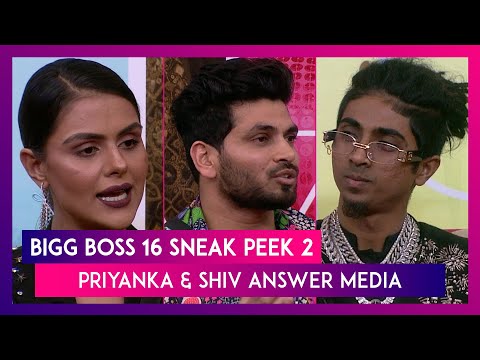 Bigg Boss 16 Sneak Peek 2 | Feb 08 2023: Priyanka & Shiv Give Befitting Reply to Media