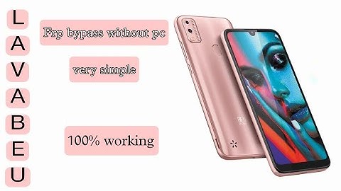 LAVA BE U EASY FRP BYPASS WITHOUT PC