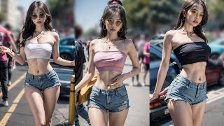 [4K] A Street Style Lookbook | Ai Lookbook #Beauty #Lookbook #Aiart #Uniform