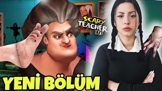 SCARY TEACHER 3D DELİ ÖĞRETMEN WEDNESDAY ADDAMS OLDU ! | YENİ BÖLÜM | LAL GAMES