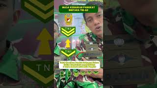 Masa kenaikan pangkat TNI golongan Bintara #tni